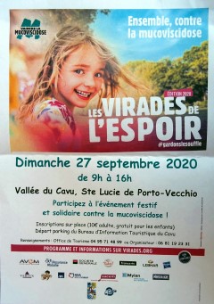 « Les Virades de l'Espoir » le 27/09/2020::Affiche Virade de l'Espoir Sainte-Lucie